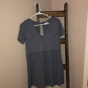 Altard state blue suede dress